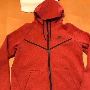 Orange Nike tech pack hoodie